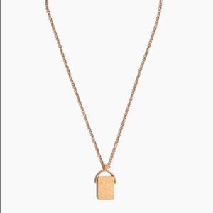Madewell spinning necklace pendant